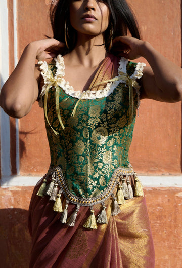Brocade corset (Archival collection)